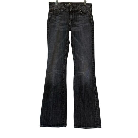 7 For All Mankind Grey Bootcut Jeans - Picture 4 of 7